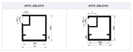 0101 0111. Профиль направляющей AYPC.115.0011. Профиль штапика AYPC.C48.0602. Профиль мебельный алюминиевый черный. Профиль черный алюминиевый для мебели.